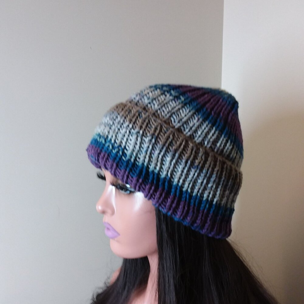 Handmade Multicolor Soft Hat Beanie - Picture 3 of 4